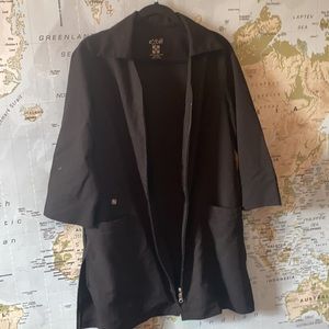 Black Excel Lab Coat